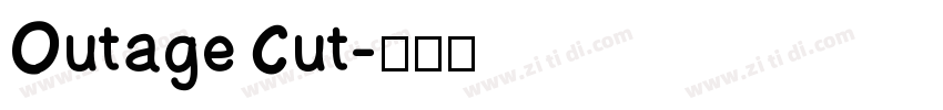 Outage Cut字体转换